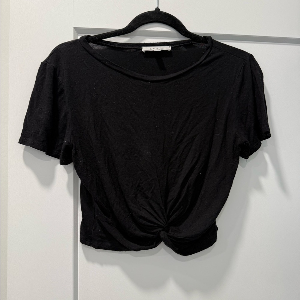 Black Knot Front Women's Top